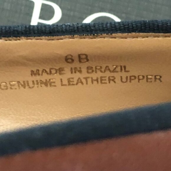 TALBOTS FLISS Cinnamon Black Cord Tassel Pumps 6M IOB - Picture 10 of 16